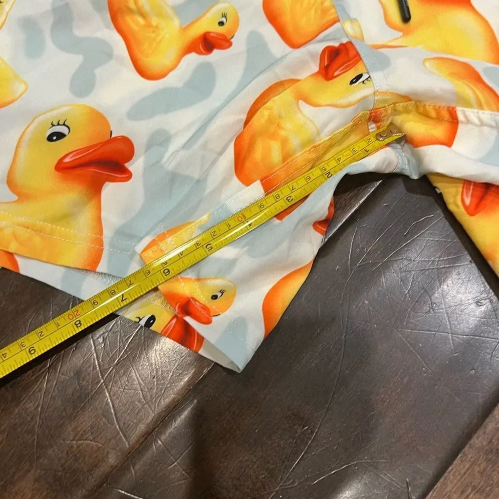 Neff rubber duck swim trunks size large